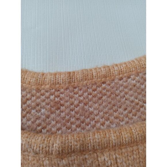 LA Hearts Orange Soft Tight Knit Flower Design Cropped Tank Top Women's Medium - Picture 7 of 12